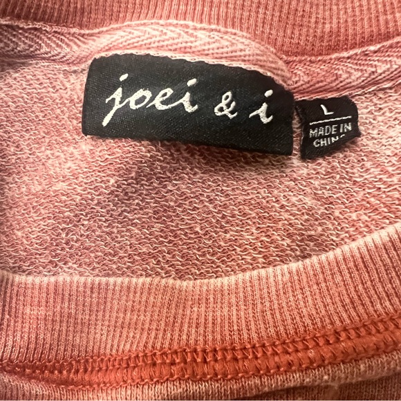Joei & I Women’s Pink Sweater With Cute design 
Size: Large - Picture 5 of 6